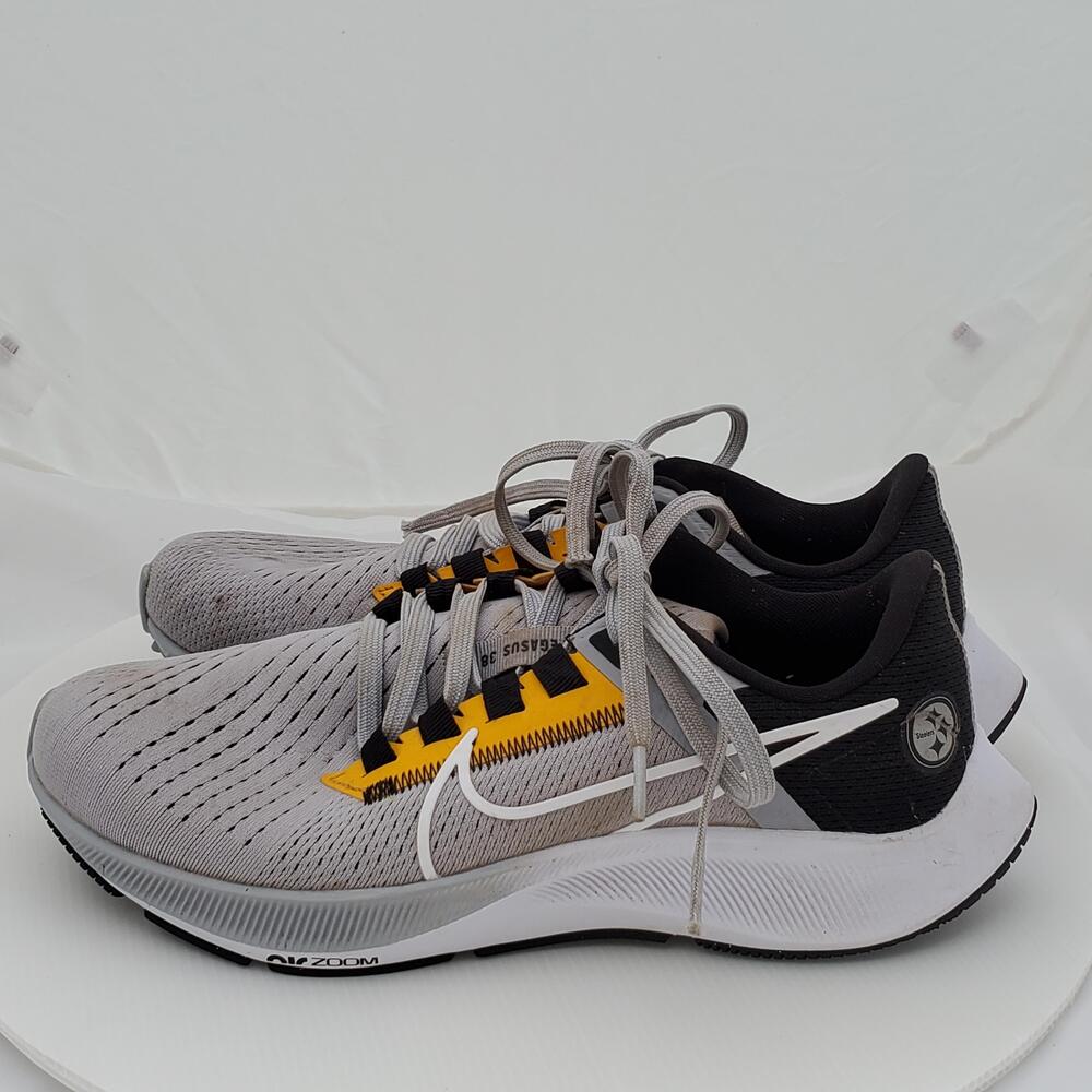Nike Air Zoom Pegasus Pittsburgh Steelers Mens 6 Gray NFL DJ0852-001